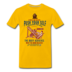 Push Your Self. - sun yellow