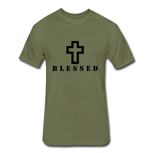Blessed.. - heather military green