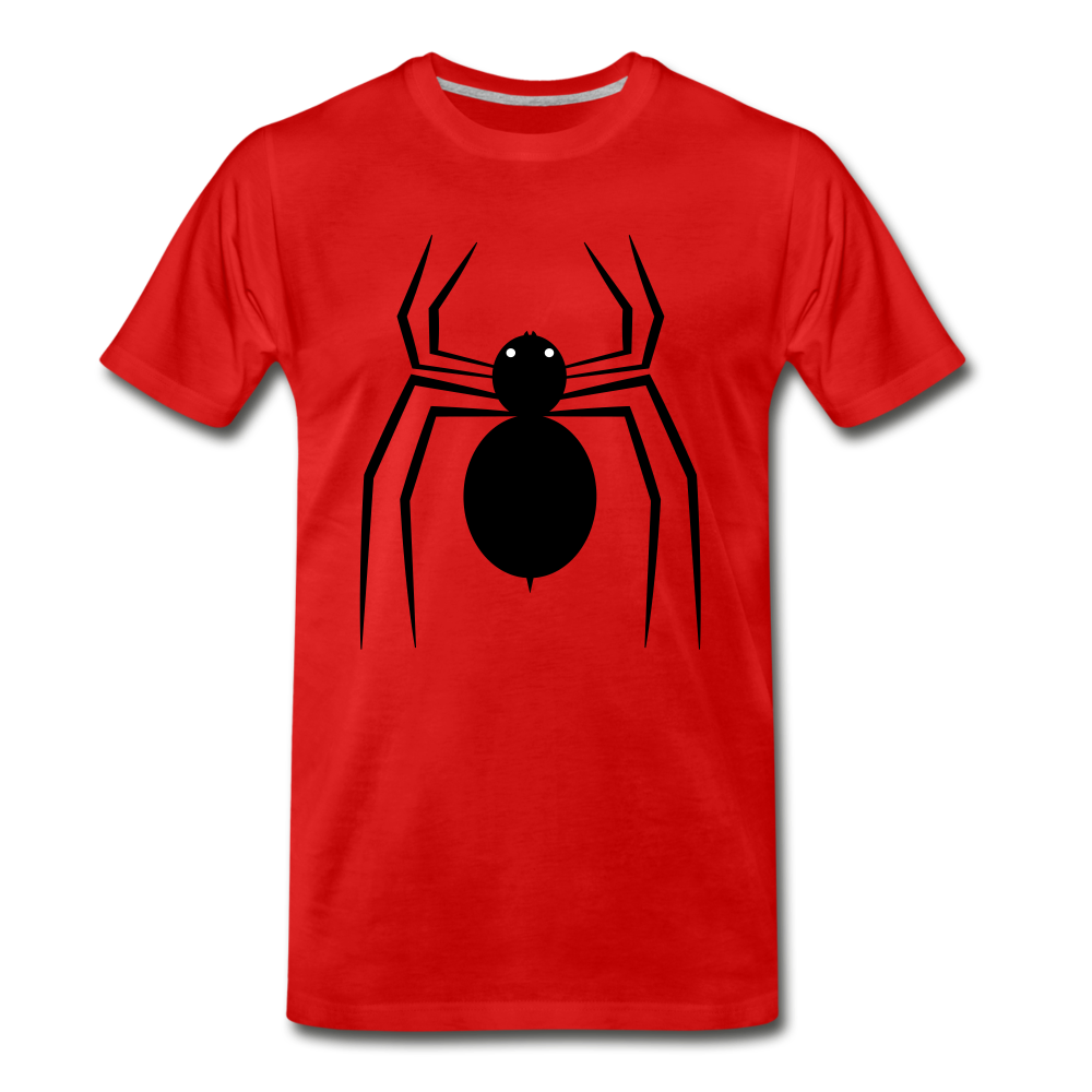 Spider Tee. - red