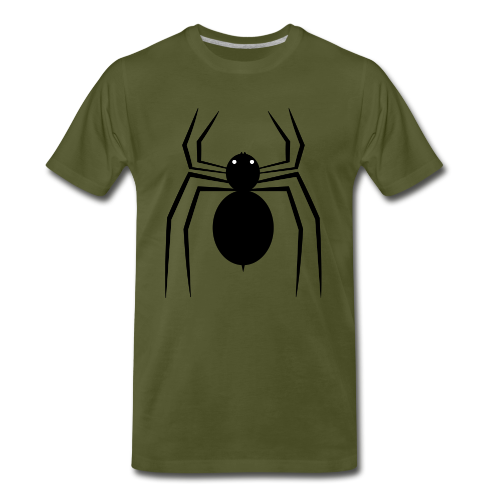 Spider Tee. - olive green