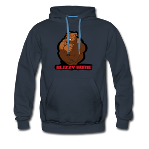 Blizzy Home Signature Hoodie. - navy
