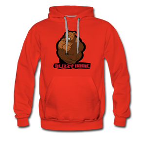 Blizzy Home Signature Hoodie. - red