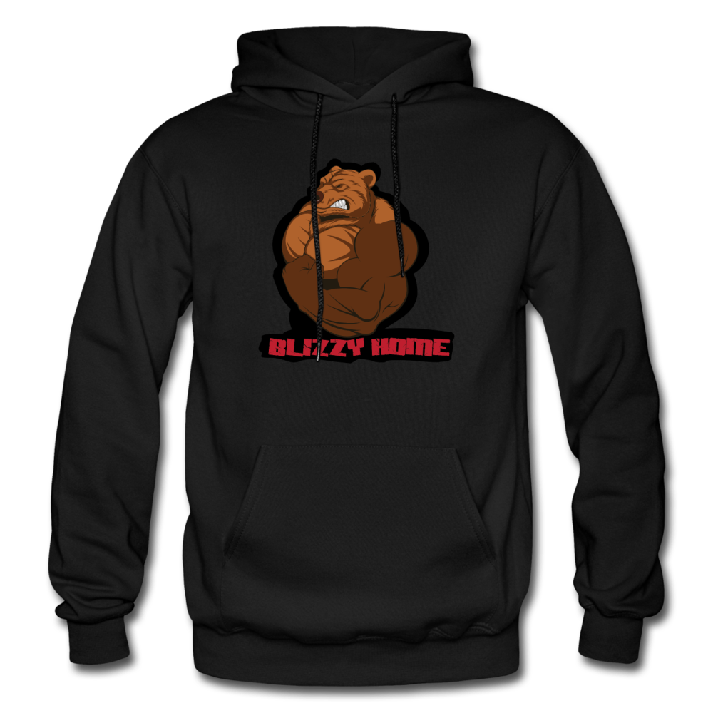 Blizzy Home Signature Heavy Blend Hoodie (plus sizes available) - black