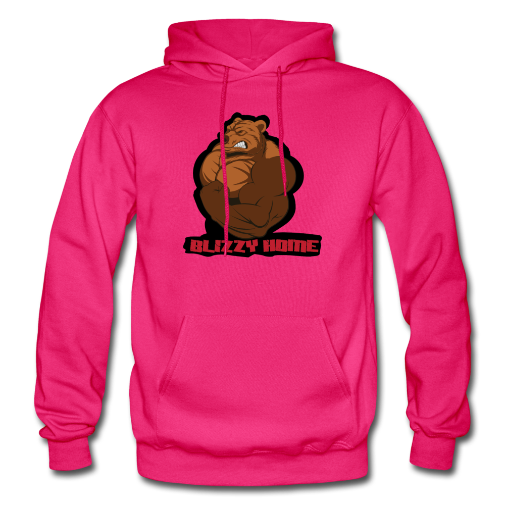 Blizzy Home Signature Heavy Blend Hoodie (plus sizes available) - fuchsia