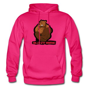 Blizzy Home Signature Heavy Blend Hoodie (plus sizes available) - fuchsia