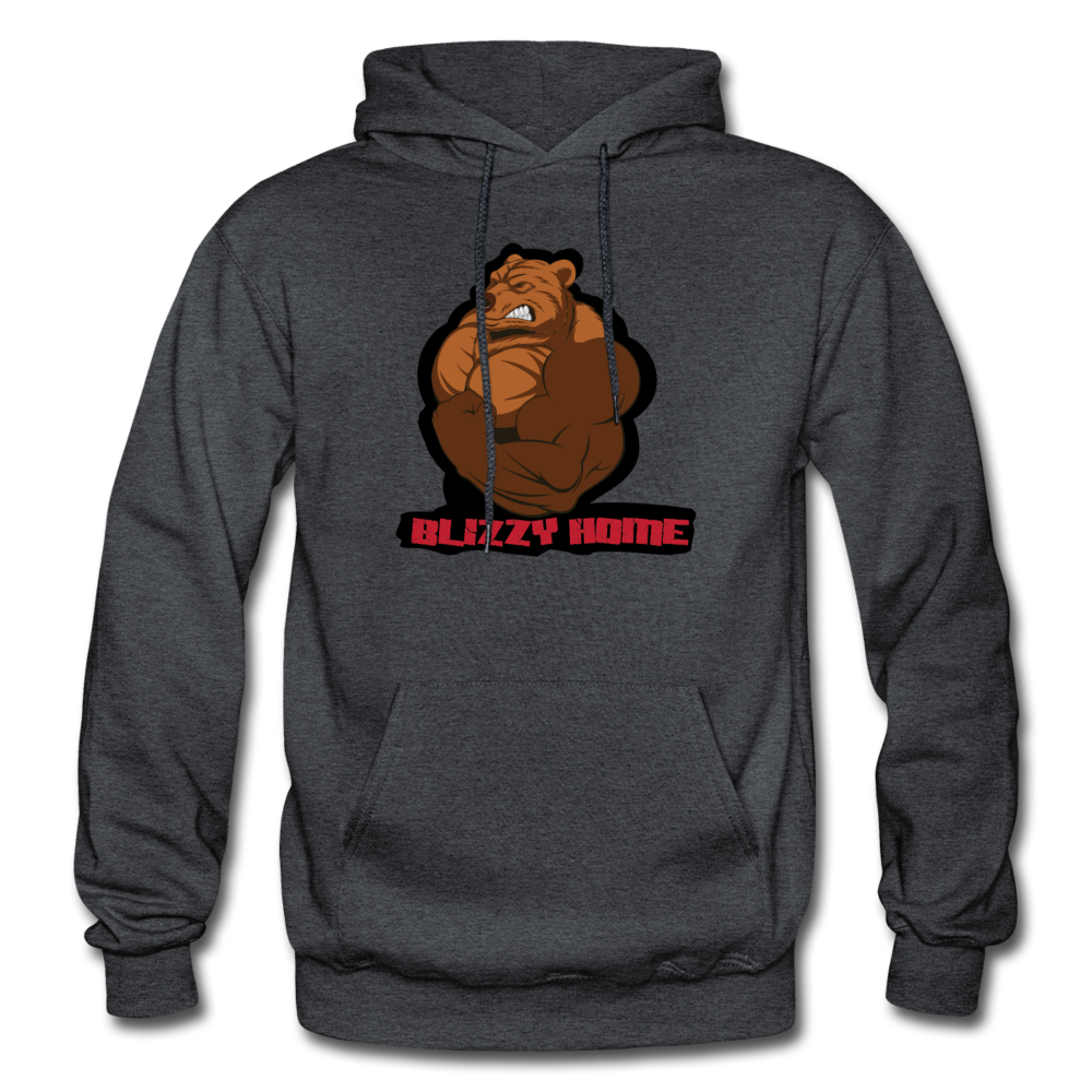 Blizzy Home Signature Heavy Blend Hoodie (plus sizes available) - charcoal gray