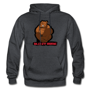 Blizzy Home Signature Heavy Blend Hoodie (plus sizes available) - charcoal gray