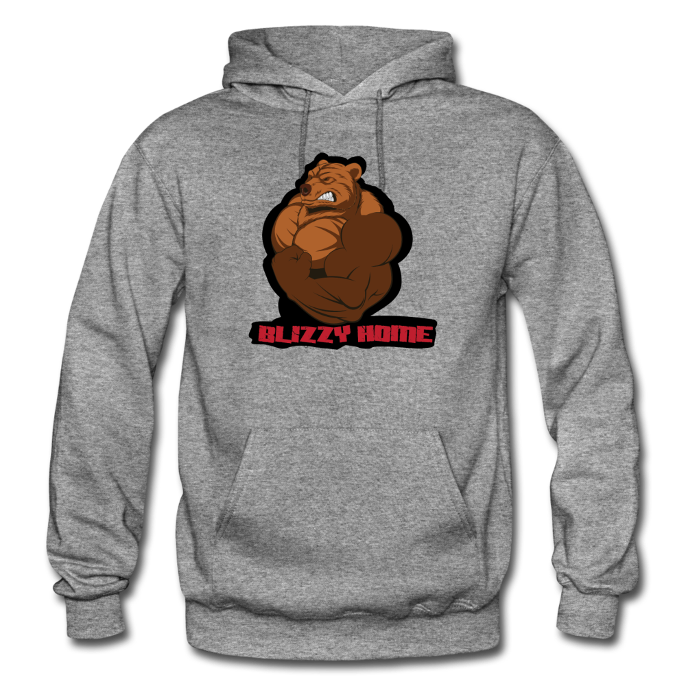 Blizzy Home Signature Heavy Blend Hoodie (plus sizes available) - graphite heather