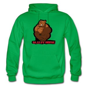 Blizzy Home Signature Heavy Blend Hoodie (plus sizes available) - kelly green