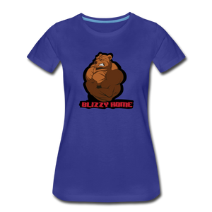 Blizzy Home Signature Women’s Tee. - royal blue