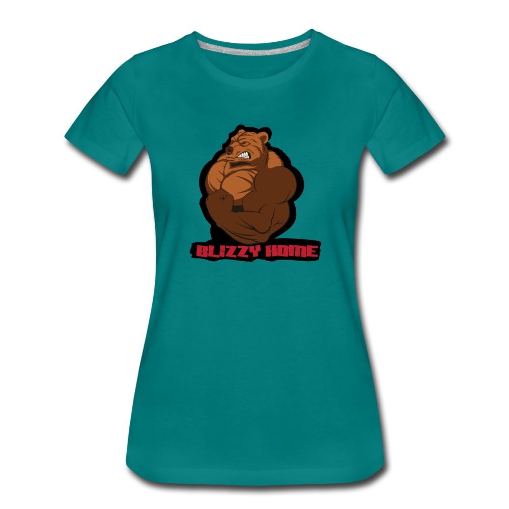 Blizzy Home Signature Women’s Tee. - teal