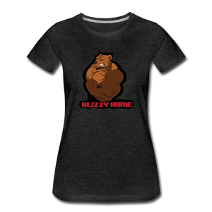 Blizzy Home Signature Women’s Tee. - charcoal gray