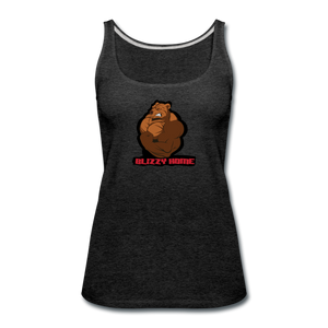 Blizzy Home Signature Women’s Tank. - charcoal gray