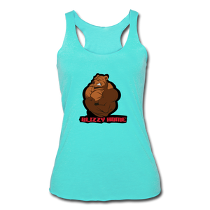 Blizzy Home Signature Women’s Racerback Tank. - turquoise