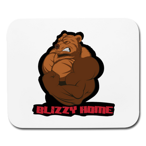 Blizzy Home Signature Mouse Pad - white
