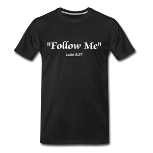 Follow Me Tee. - black