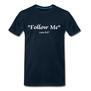 Follow Me Tee. - deep navy