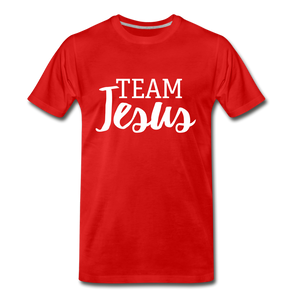 Team Jesus Tee. - red