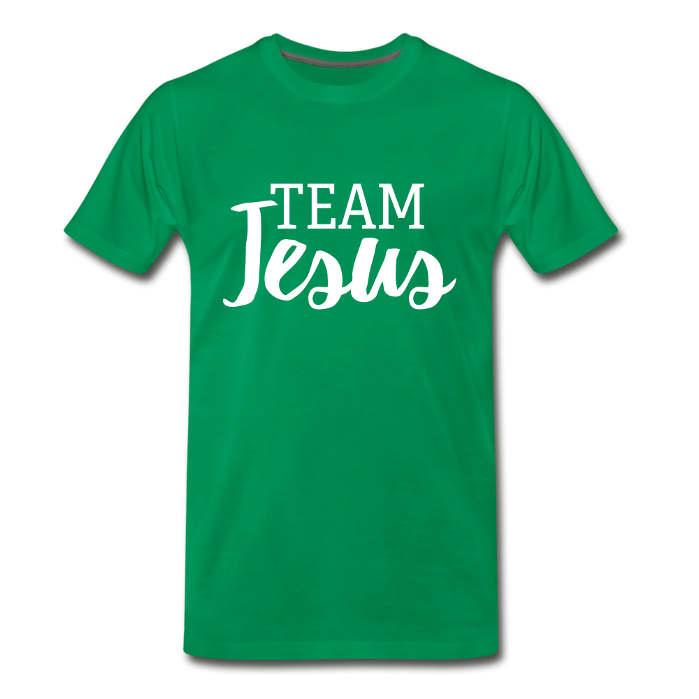 Team Jesus Tee. - kelly green