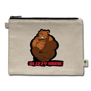 Blizzy Home Signature Carry All Pouch - natural
