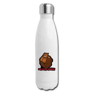 Blizzy Home  Signature Insulated Stainless Steel Water Bottle - white