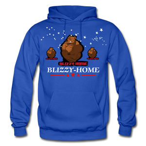 Blizzy Home Signature Stars Hoodie - royal blue