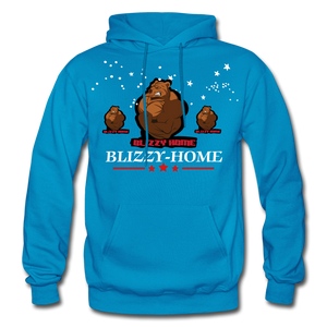 Blizzy Home Signature Stars Hoodie - turquoise