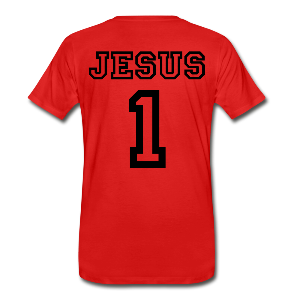 Blizzy Home Signature Jesus Tee - red