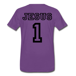 Blizzy Home Signature Jesus Tee - purple
