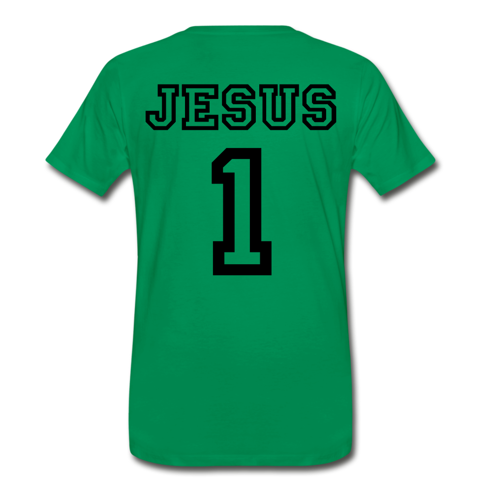Blizzy Home Signature Jesus Tee - kelly green