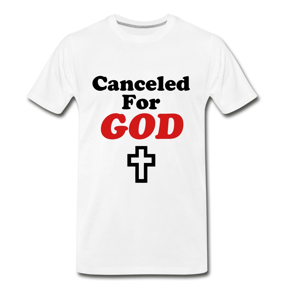 Canceled For God Tee - white