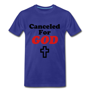 Canceled For God Tee - royal blue