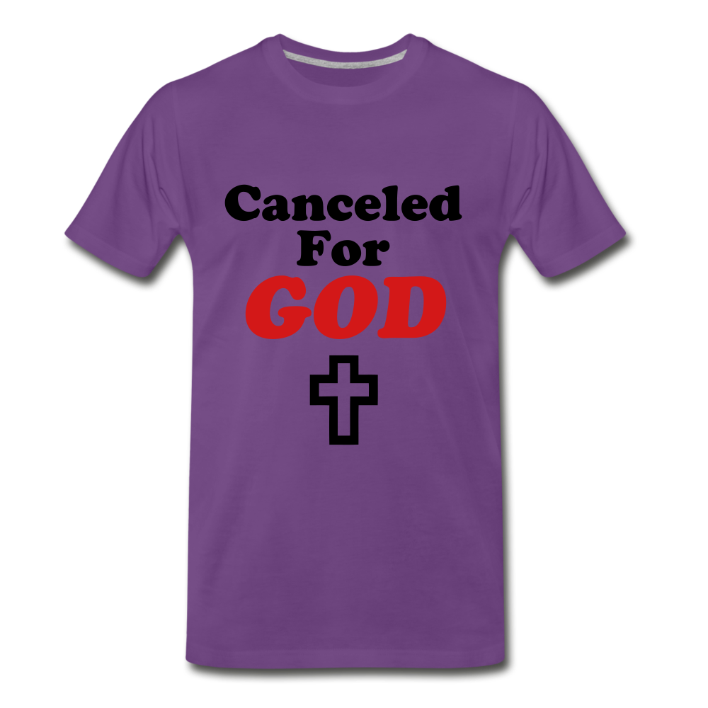 Canceled For God Tee - purple