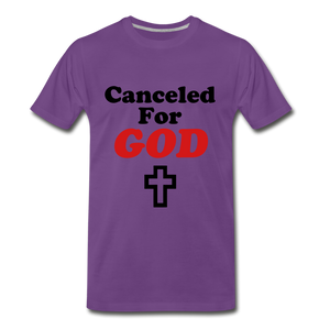 Canceled For God Tee - purple