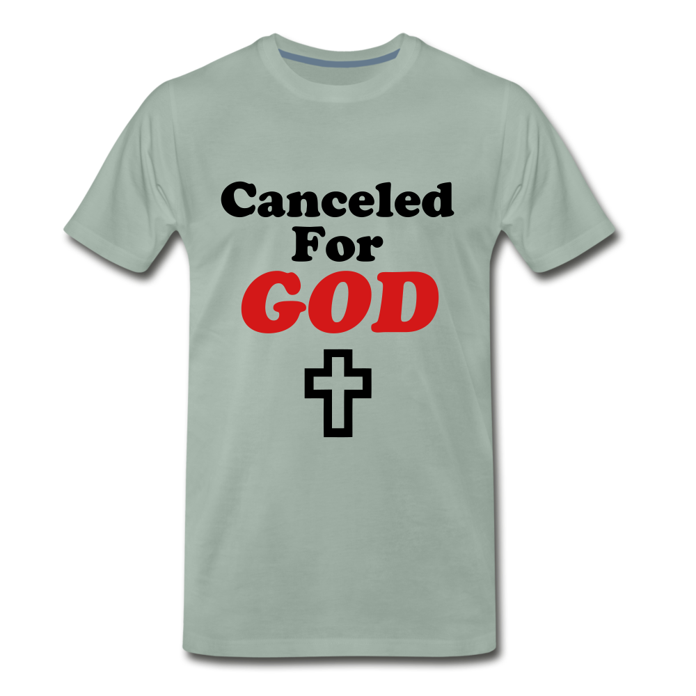 Canceled For God Tee - steel green