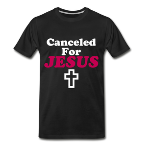 Canceled For Jesus Tee. - black