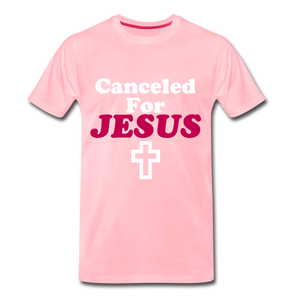 Canceled For Jesus Tee. - pink