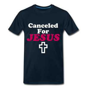 Canceled For Jesus Tee. - deep navy