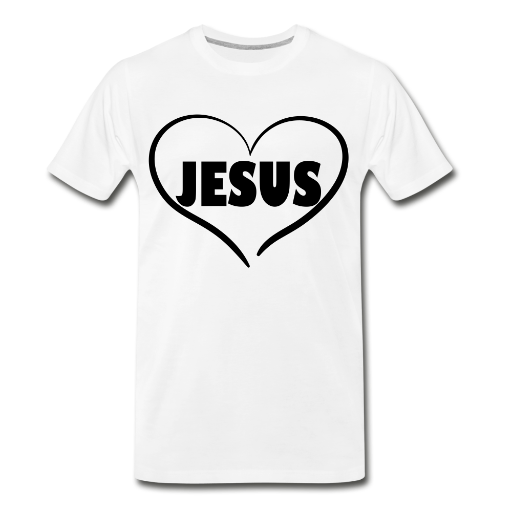 Jeseus Heart - white