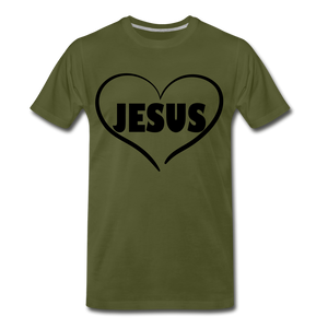 Jeseus Heart - olive green