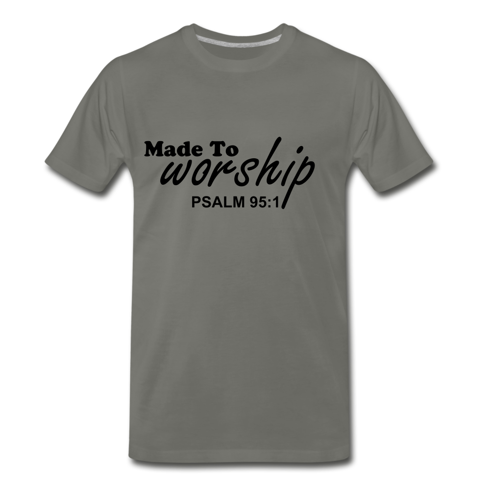 Made to Worship. - asphalt gray