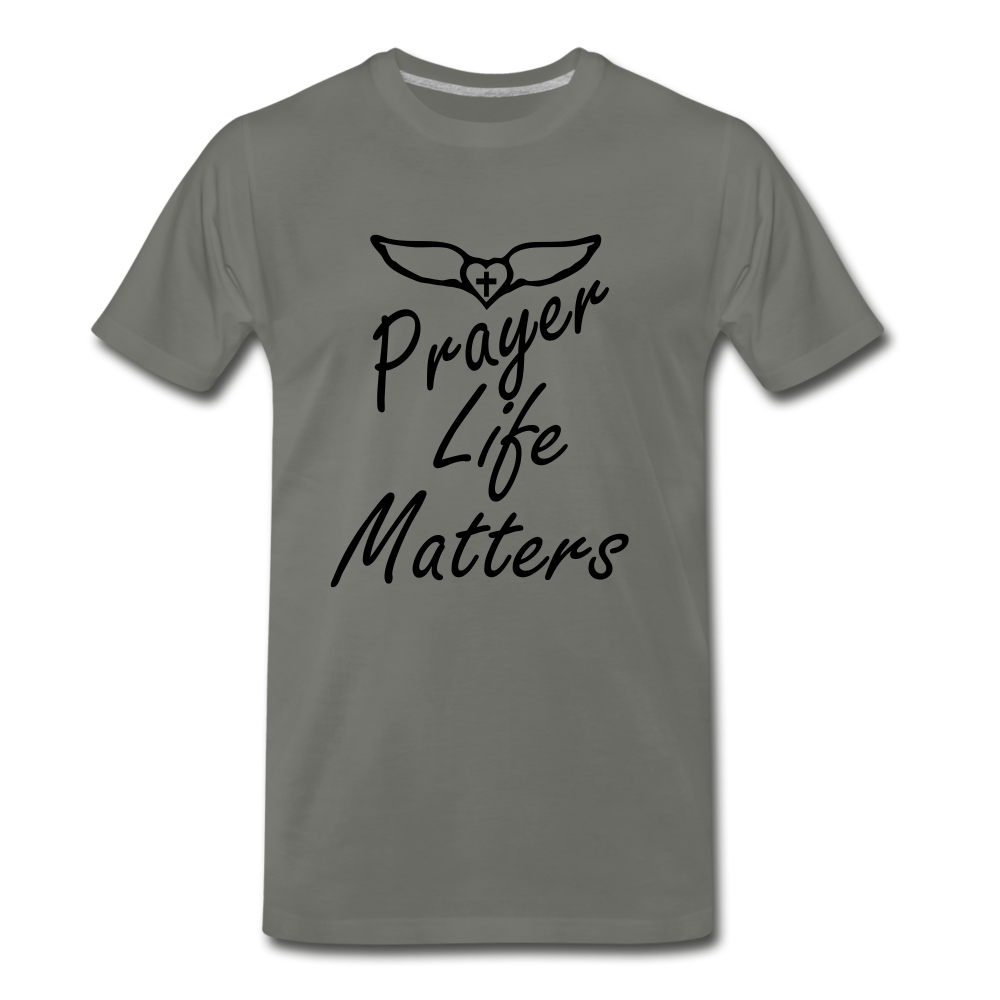 Prayer Life Matters - asphalt gray