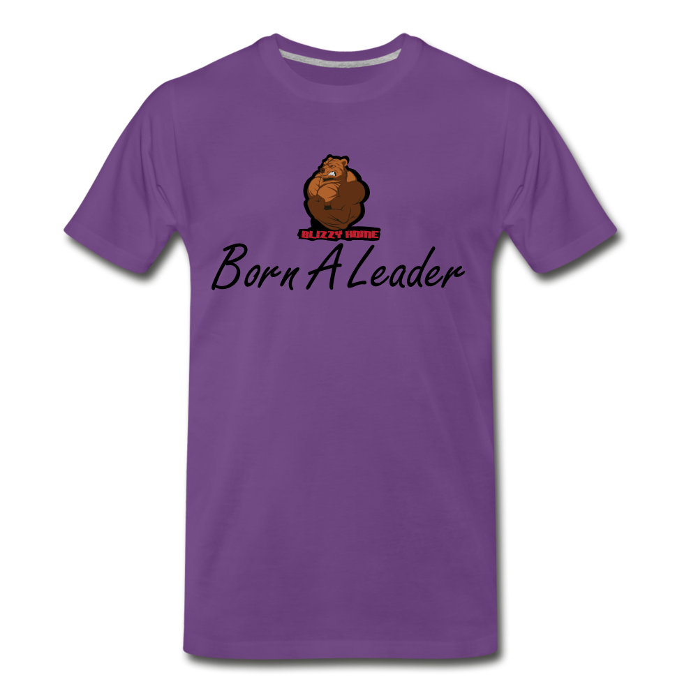 Born leader signature tee - purple