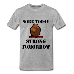Strong Today signature tee - heather gray