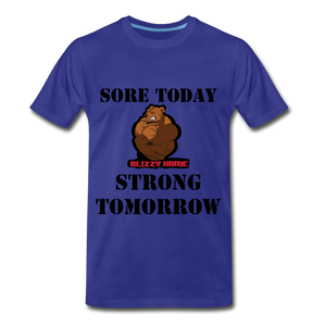 Strong Today signature tee - royal blue