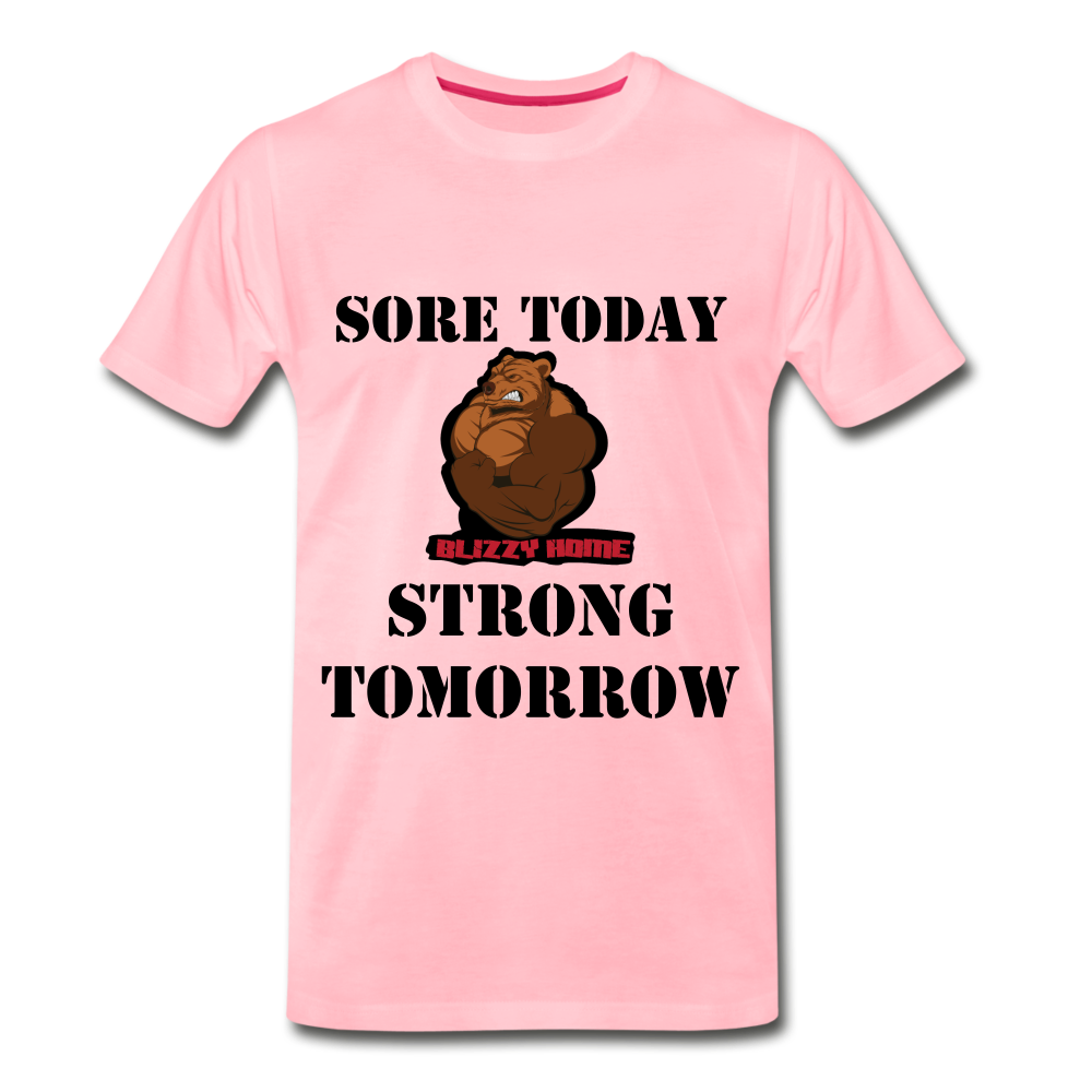 Strong Today signature tee - pink