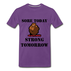 Strong Today signature tee - purple