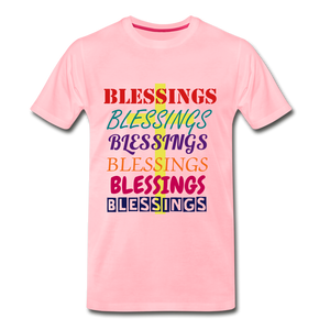 Many Blessings Tee. - pink