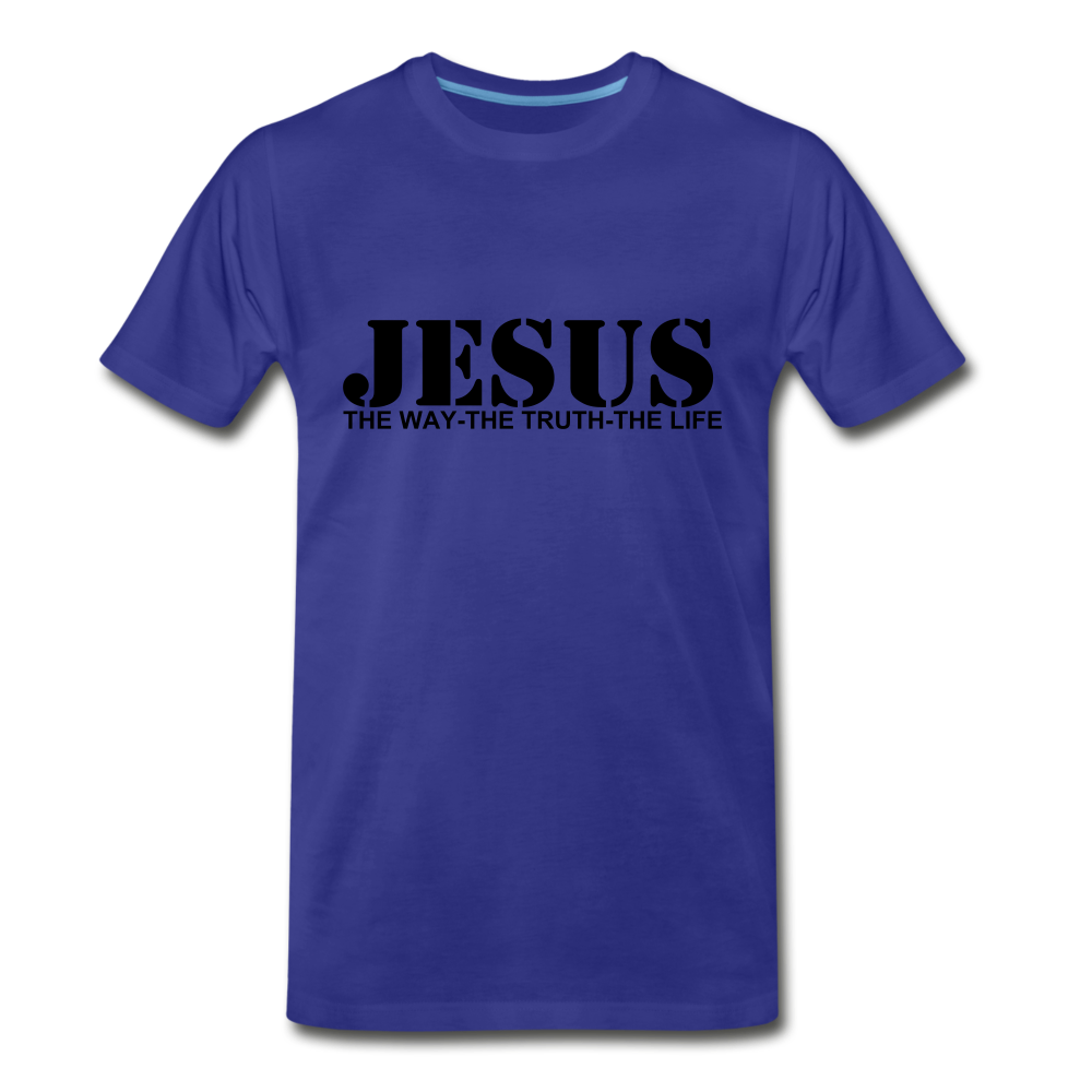 Jesus the truth tee. - royal blue