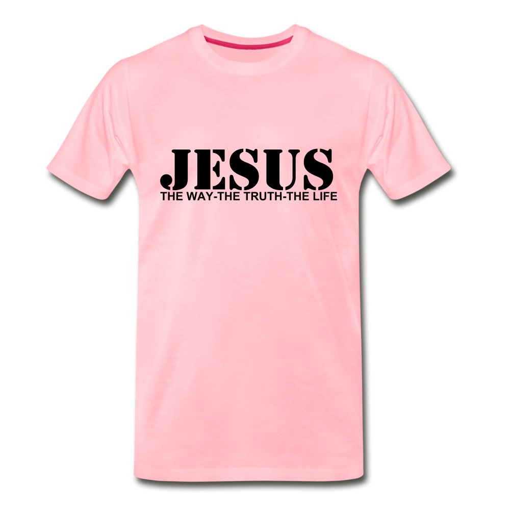 Jesus the truth tee. - pink
